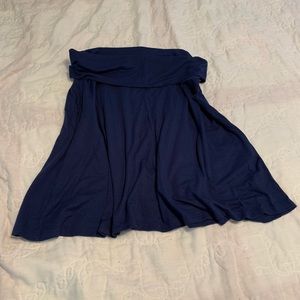 Jersey Skirt - Navy - Size Large